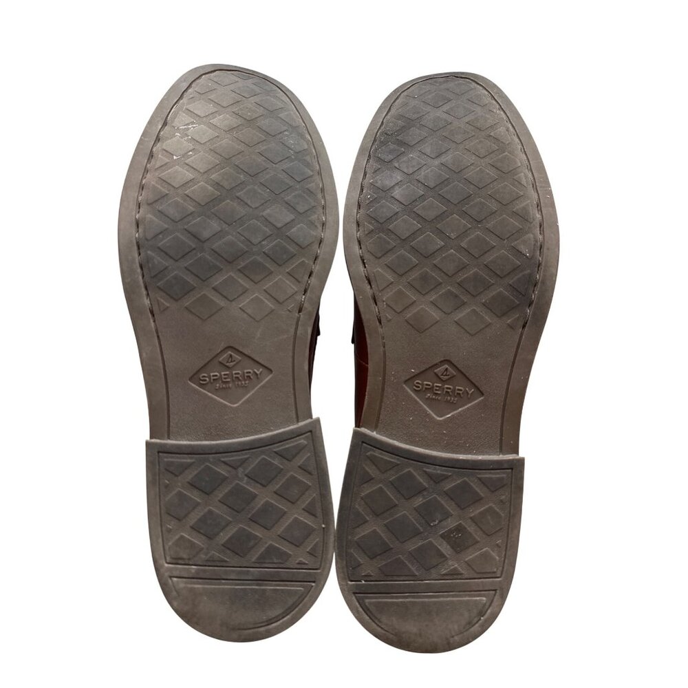 Sperry Men's Brown Leather Penny Loafers - Picture 7 of 8